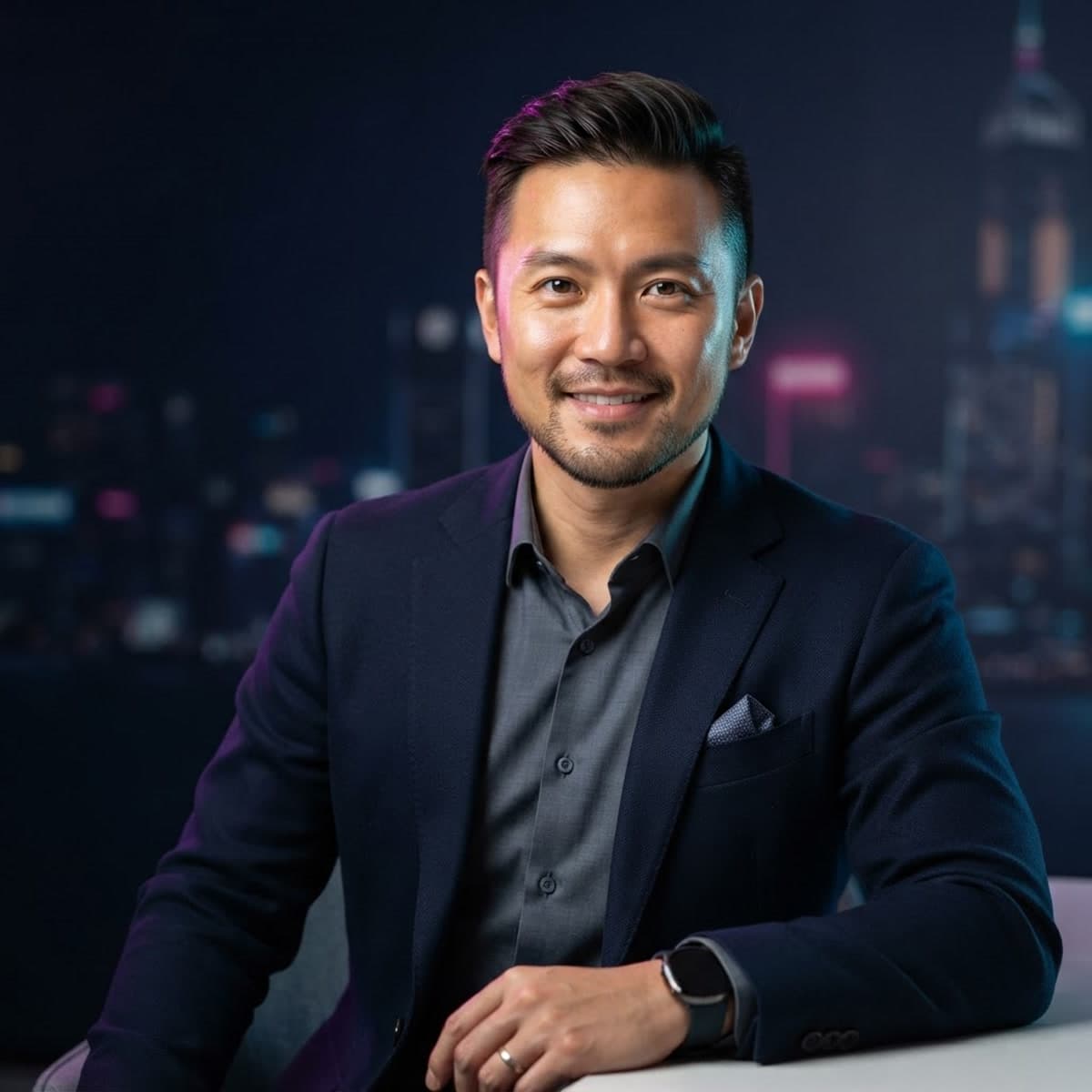 Portrait of Aaron, founder of MindArk